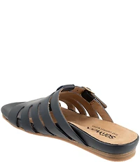 SoftWalk Carolina Leather Slide Sandals