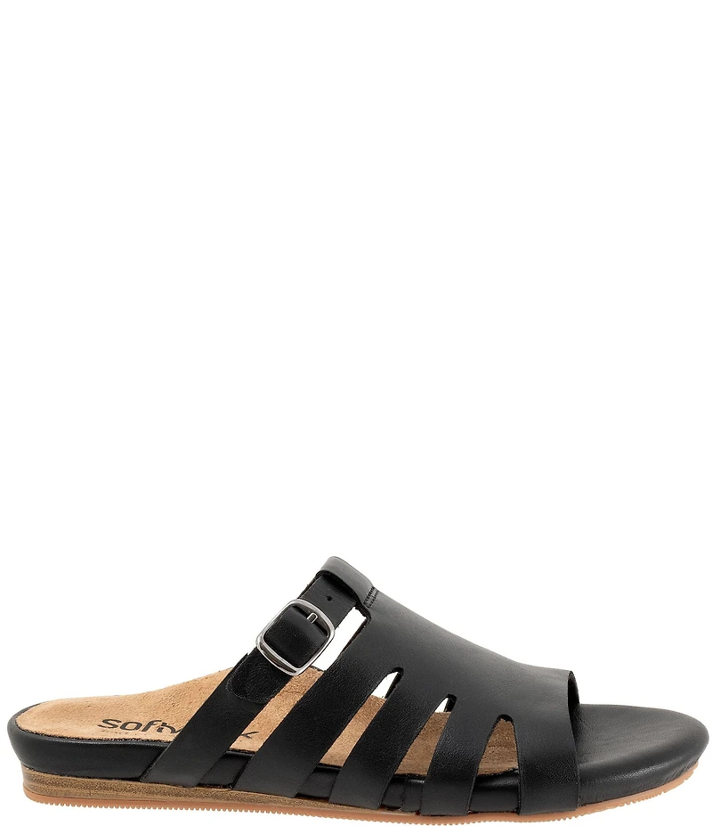 SoftWalk Carolina Leather Slide Sandals