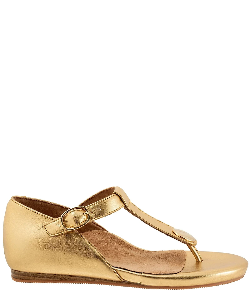 SoftWalk Charlotte Leather Thong Sandals