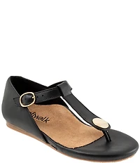 SoftWalk Charlotte Leather Thong Sandals