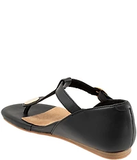 SoftWalk Charlotte Leather Thong Sandals