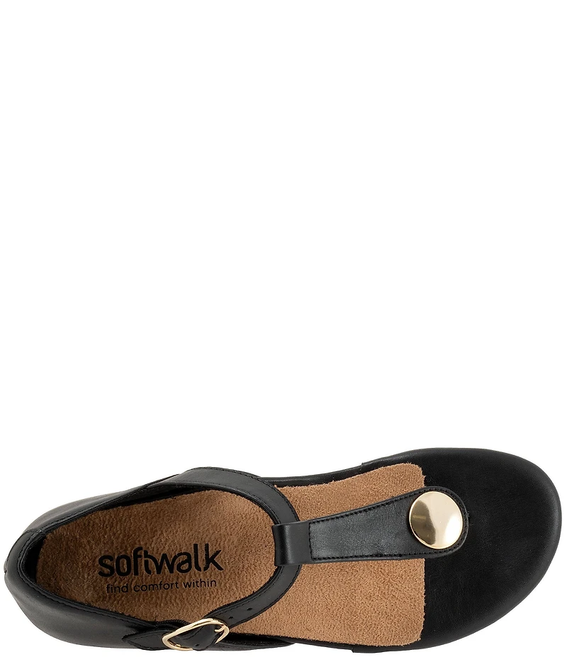 SoftWalk Charlotte Leather Thong Sandals