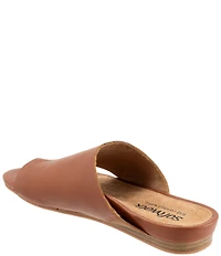 SoftWalk Corsica 2.0 Leather Toe Loop Slide Sandals