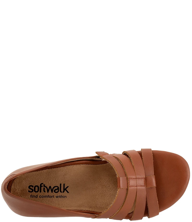 SoftWalk Cozumel 2.0 Leather Slip On Sandals