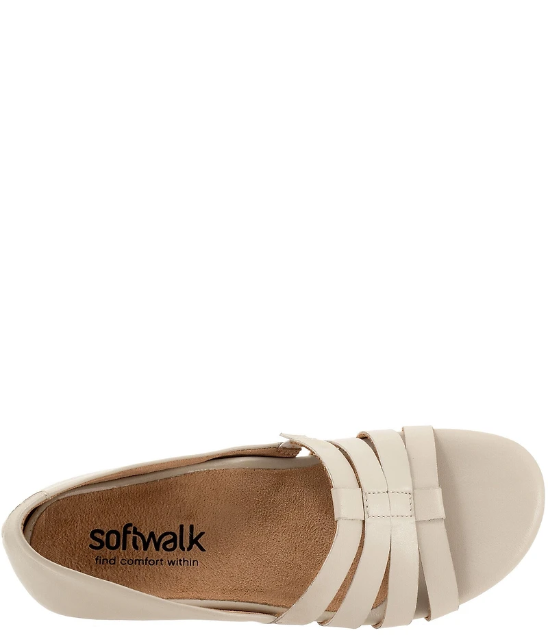SoftWalk Cozumel 2.0 Leather Slip On Sandals