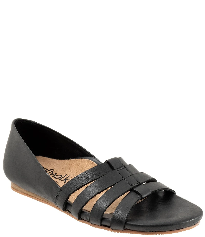 SoftWalk Cozumel 2.0 Leather Slip On Sandals