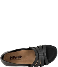 SoftWalk Cozumel 2.0 Leather Slip On Sandals