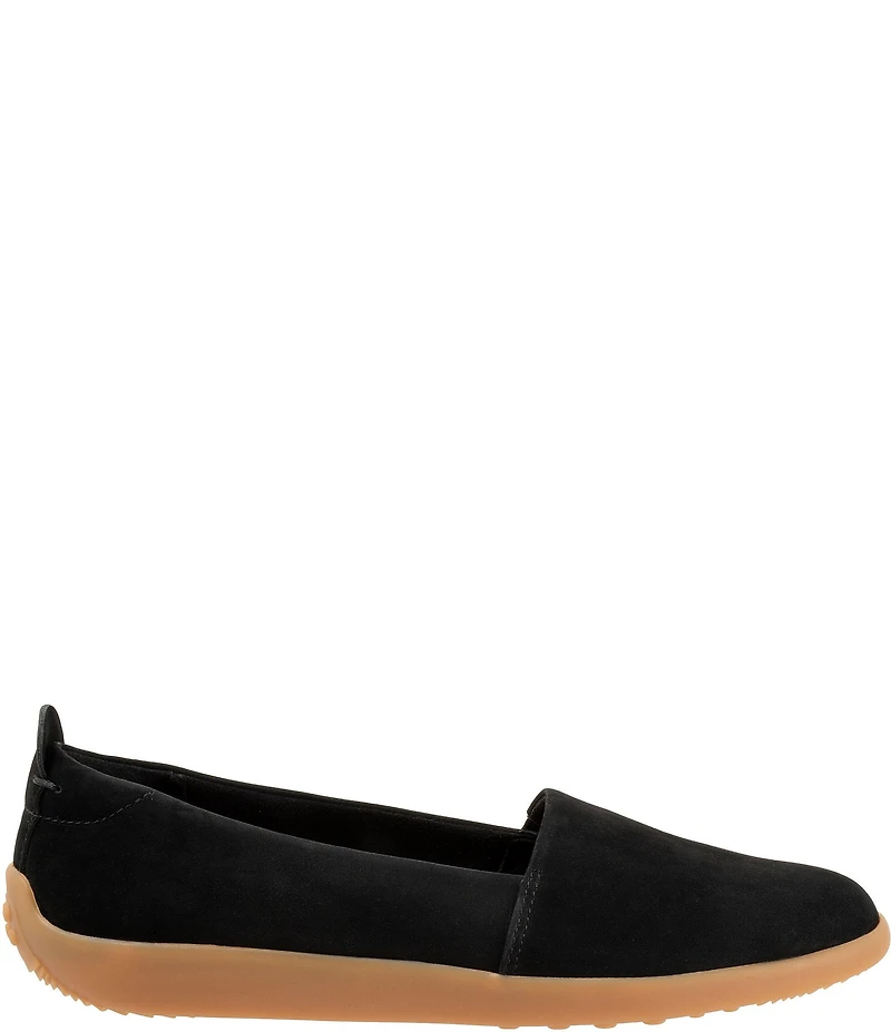 SoftWalk Deva Nubuck Suede Slip On Loafers
