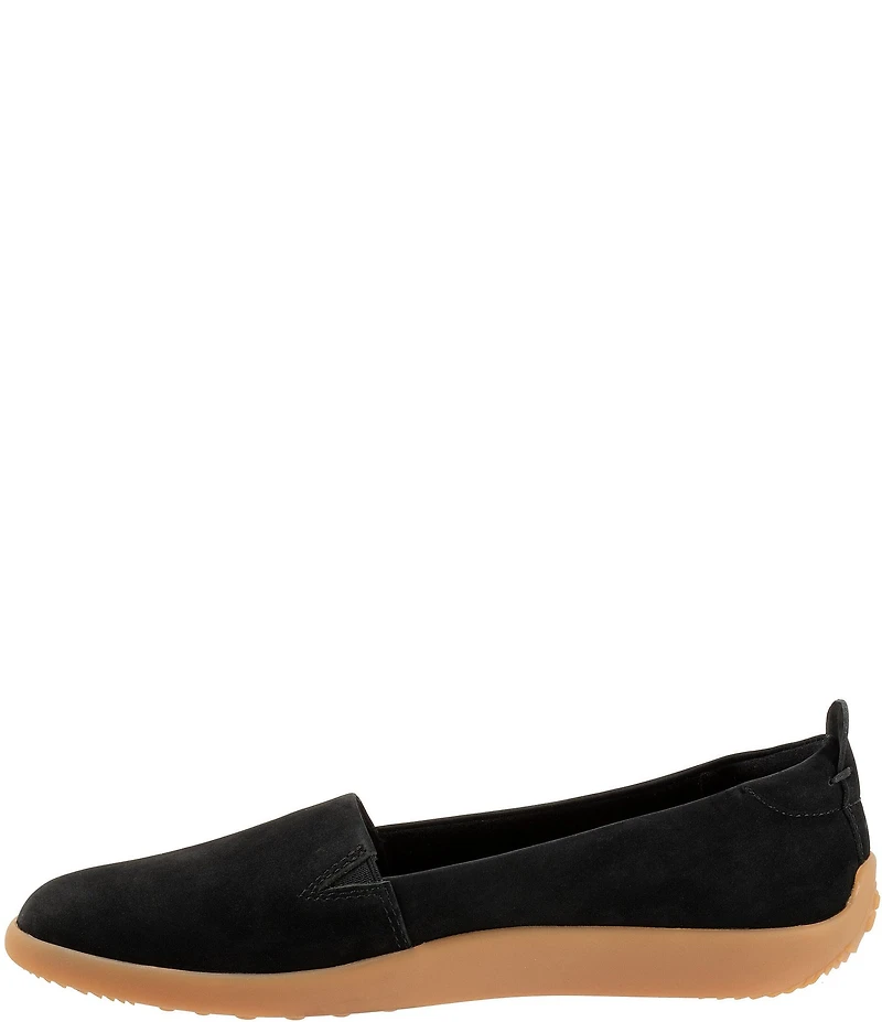 SoftWalk Deva Nubuck Suede Slip On Loafers