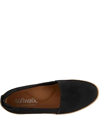 SoftWalk Deva Nubuck Suede Slip On Loafers