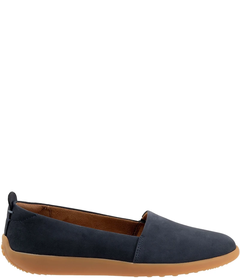 SoftWalk Deva Nubuck Suede Slip On Loafers