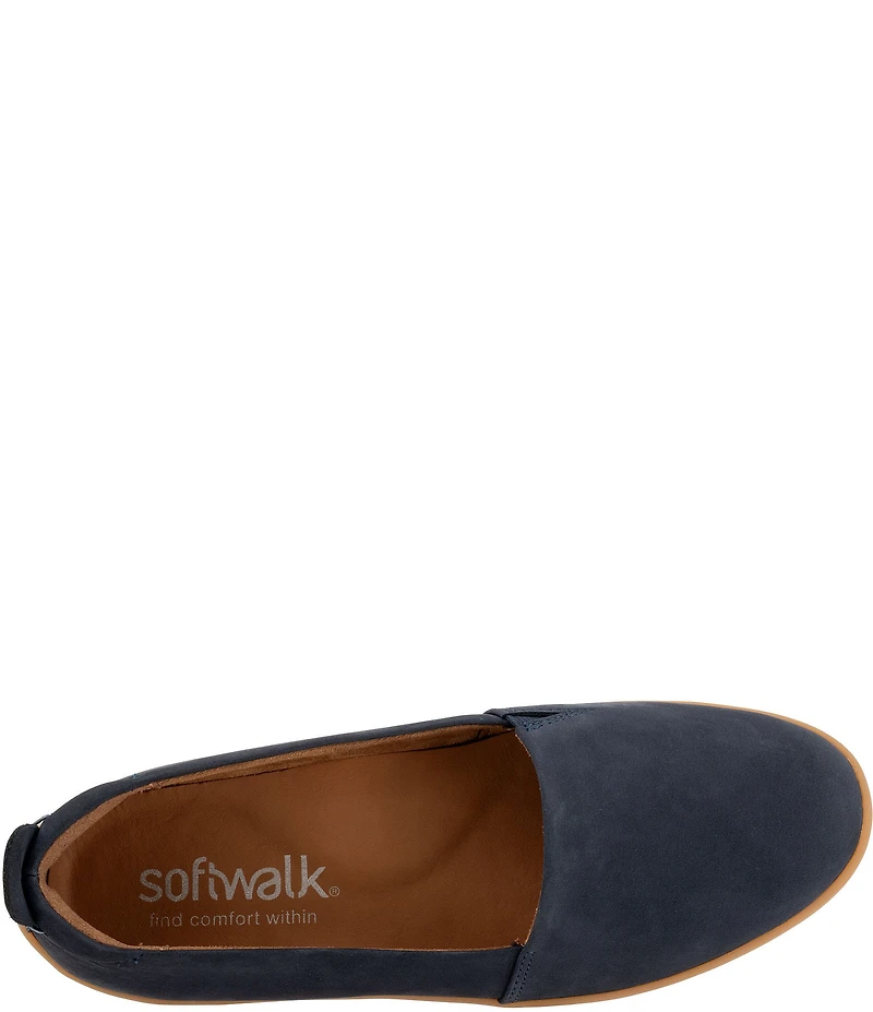 SoftWalk Deva Nubuck Suede Slip On Loafers