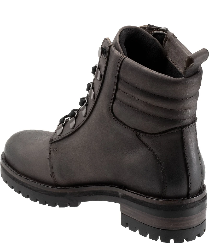 SoftWalk Everett Distressed Leather Hiker Booties