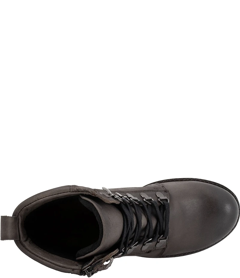 SoftWalk Everett Distressed Leather Hiker Booties