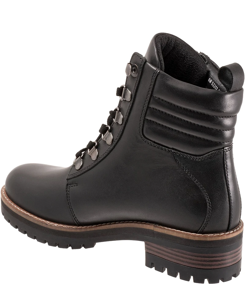 SoftWalk Everett Leather Hiker Booties