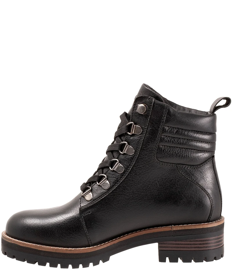SoftWalk Everett Tumbled Leather Hiker Booties