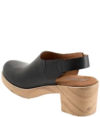 SoftWalk Fairbanks Leather Slingback Clogs