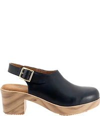 SoftWalk Fairbanks Leather Slingback Clogs