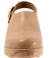 SoftWalk Fairbanks Leather Slingback Clogs
