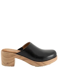 SoftWalk Felida Leather Platform Clogs
