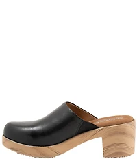 SoftWalk Felida Leather Platform Clogs
