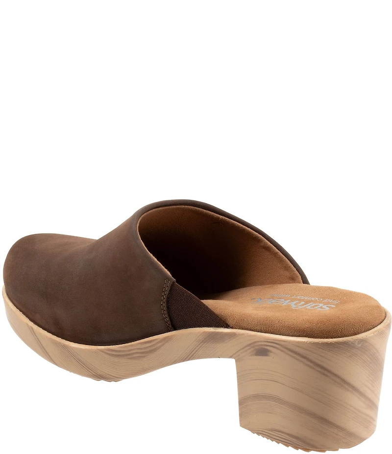 SoftWalk Felida Oiled Leather Clogs
