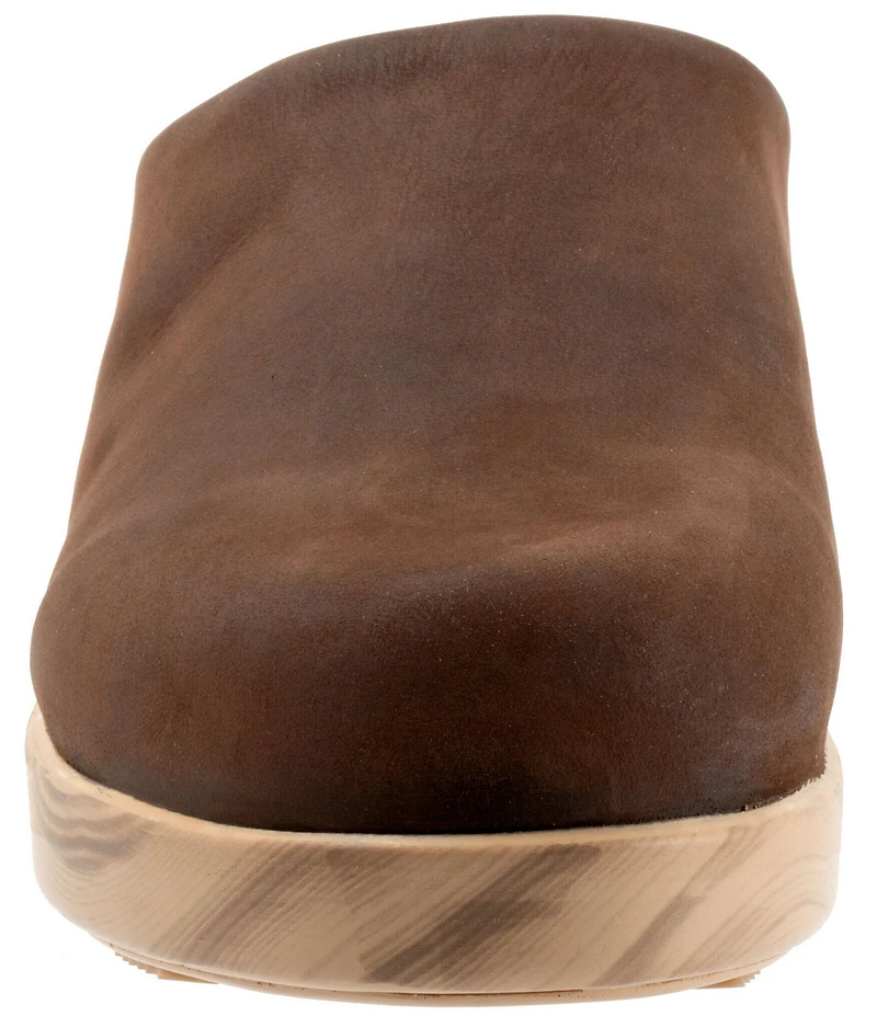 SoftWalk Felida Oiled Leather Clogs