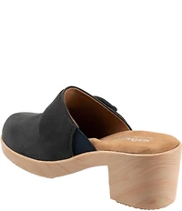 SoftWalk Ferrara Nubuck Suede Clogs