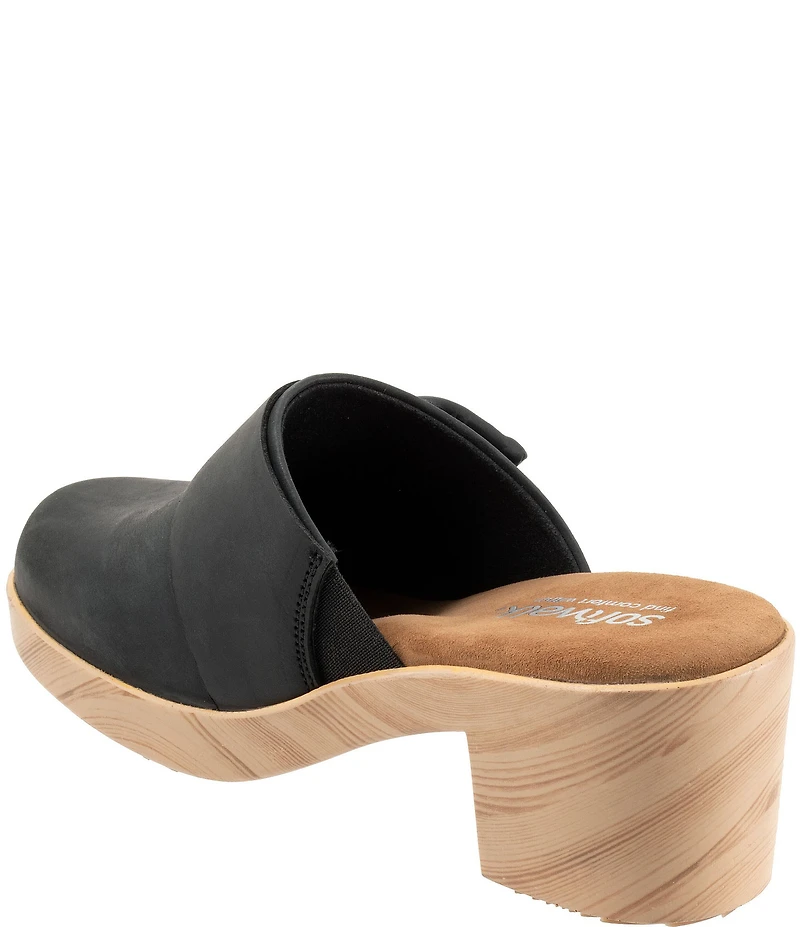 SoftWalk Ferrara Oiled Leather Clogs