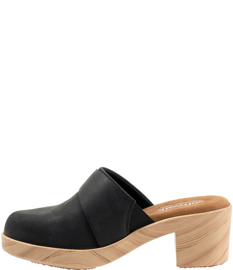 SoftWalk Ferrara Oiled Leather Clogs