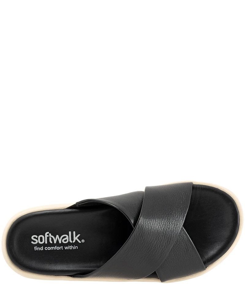 Softwalk Jesi 2.0 Leather Cross Band Sandals