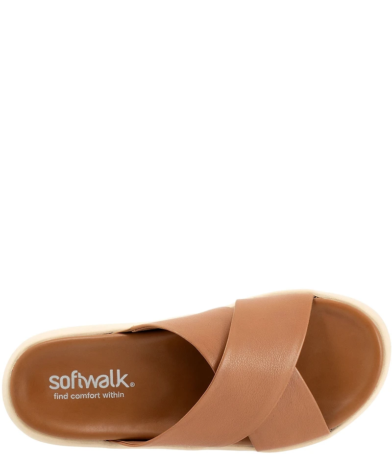 Softwalk Jesi 2.0 Leather Cross Band Sandals