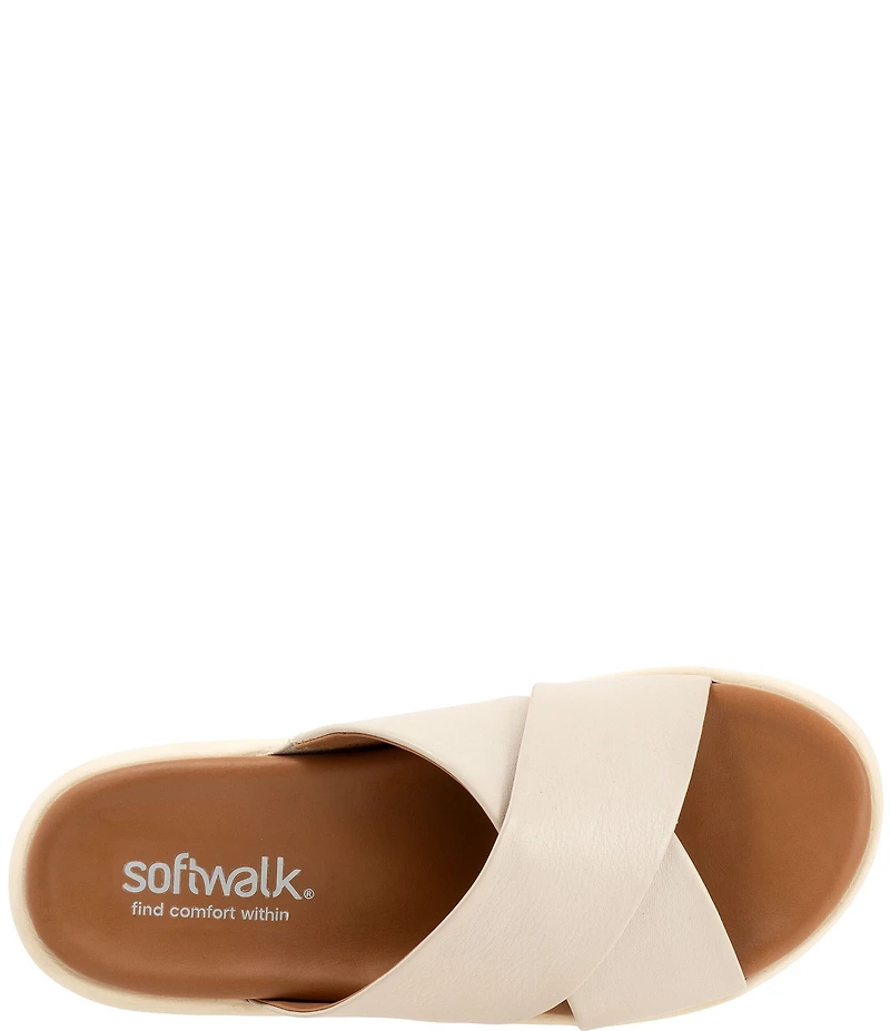 Softwalk Jesi 2.0 Leather Cross Band Sandals