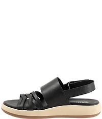 Softwalk Jewell Leather Cross Strap Sandals