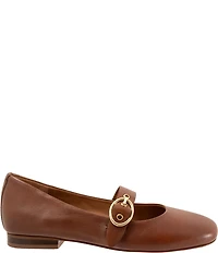 SoftWalk Kassala Leather Mary Jane Flats