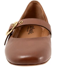 SoftWalk Kassala Leather Mary Jane Flats