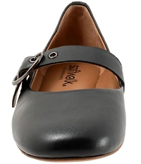 SoftWalk Kassala Leather Mary Jane Flats