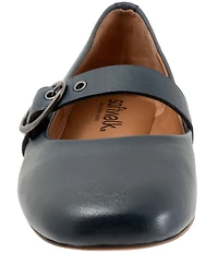 SoftWalk Kassala Leather Mary Jane Flats