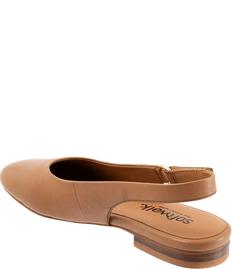 SoftWalk Katy Leather Slingback Flats