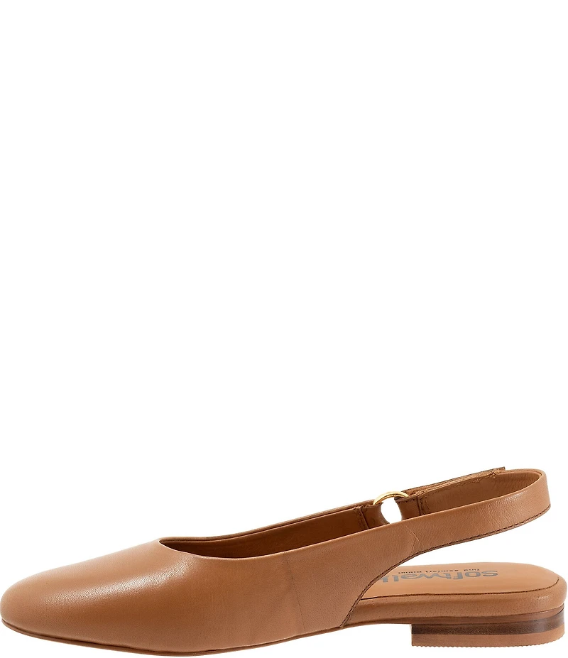 SoftWalk Katy Leather Slingback Flats