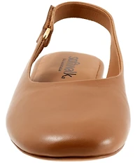 SoftWalk Katy Leather Slingback Flats