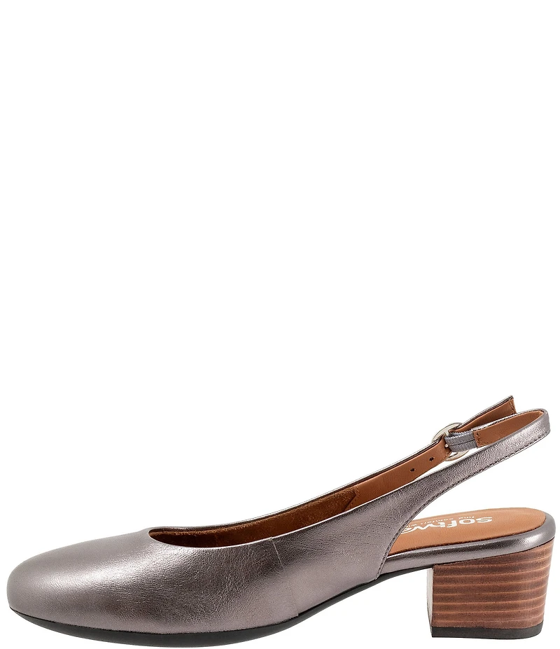 SoftWalk Largo Leather Slingback Pumps
