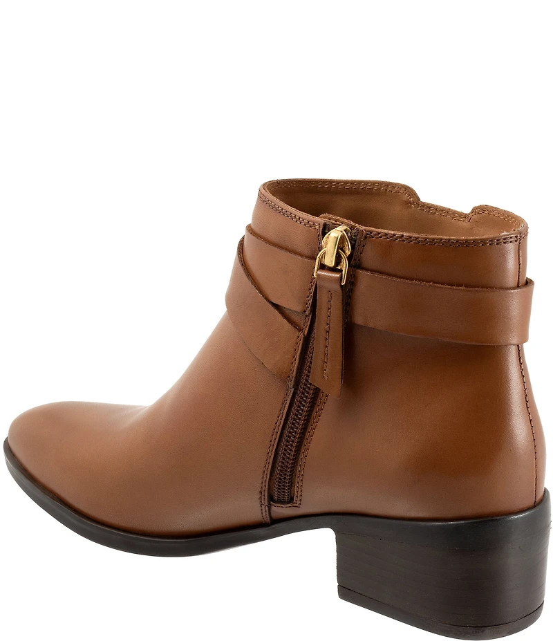 SoftWalk Lira Leather Ankle Booties