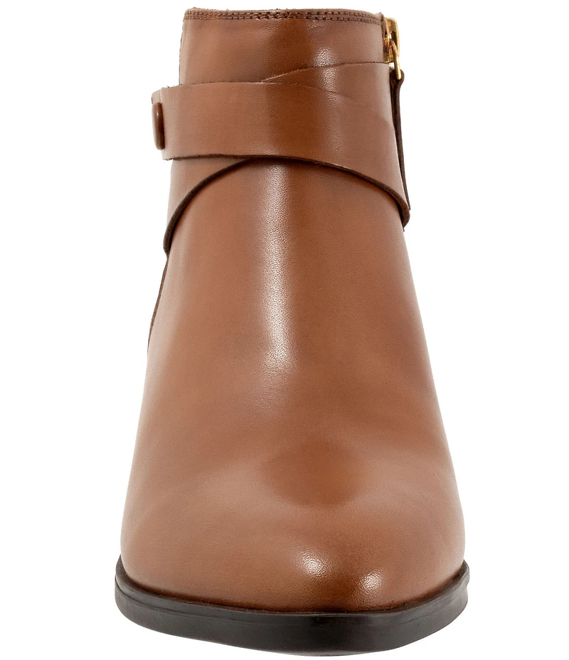 SoftWalk Lira Leather Ankle Booties