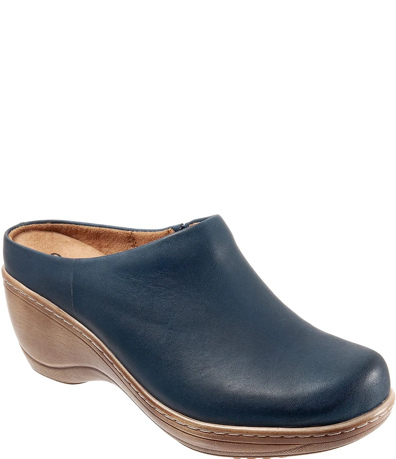 SoftWalk Madison Leather Clogs