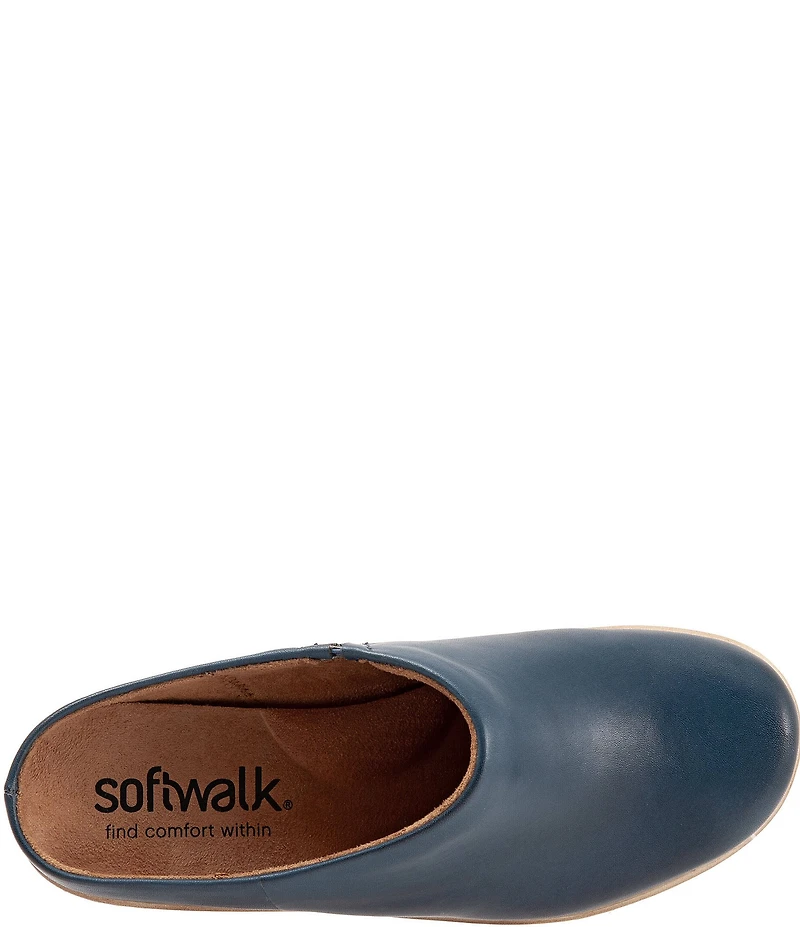 SoftWalk Madison Leather Clogs