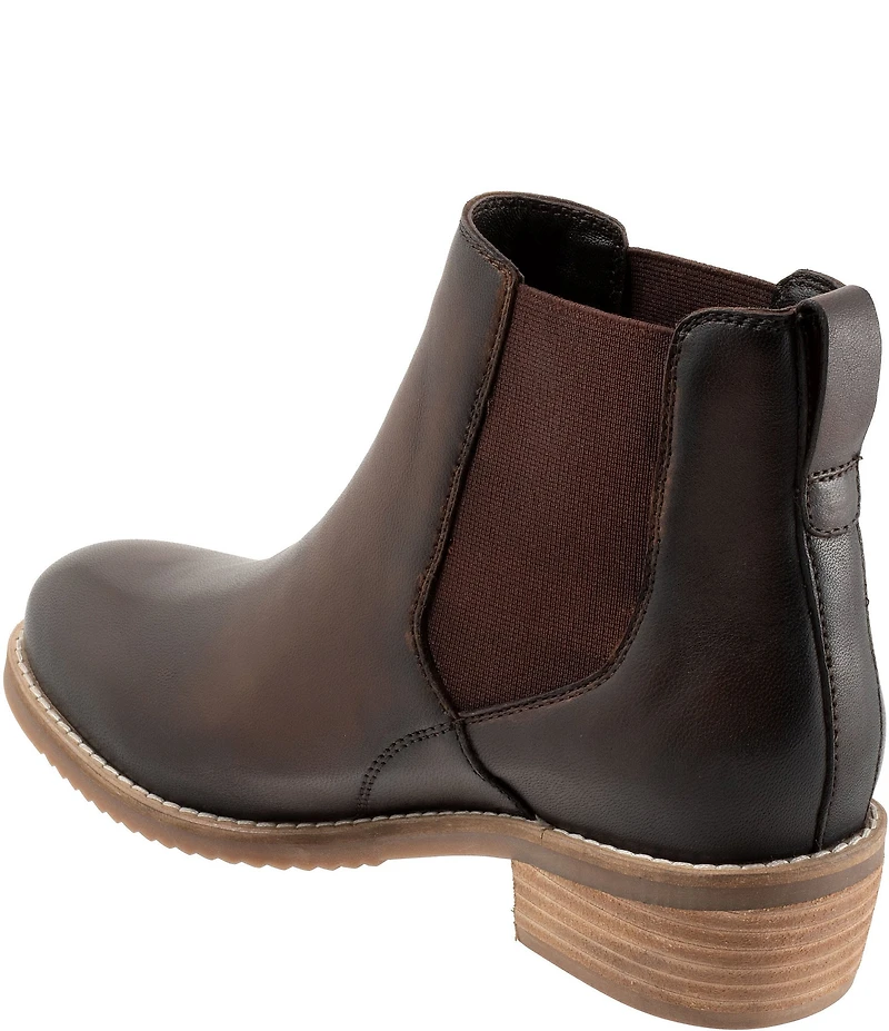 SoftWalk Rana Leather Chelsea Booties