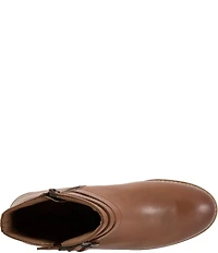 SoftWalk Rochester Leather Ankle Buckle Booties