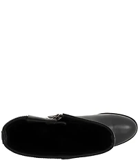 SoftWalk Rosetta Leather Tall Riding Boots