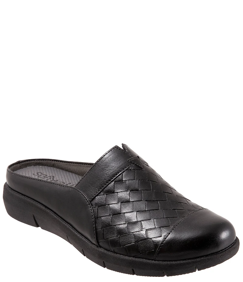 SoftWalk San Marcos II Woven Leather Clogs